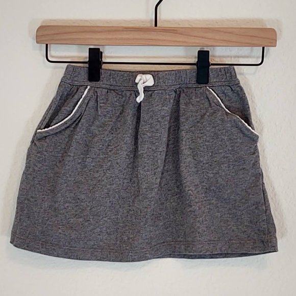 Hanna Andersson Other - Hanna Andersson 100 4T 4 Skirt Gray Pockets Basic